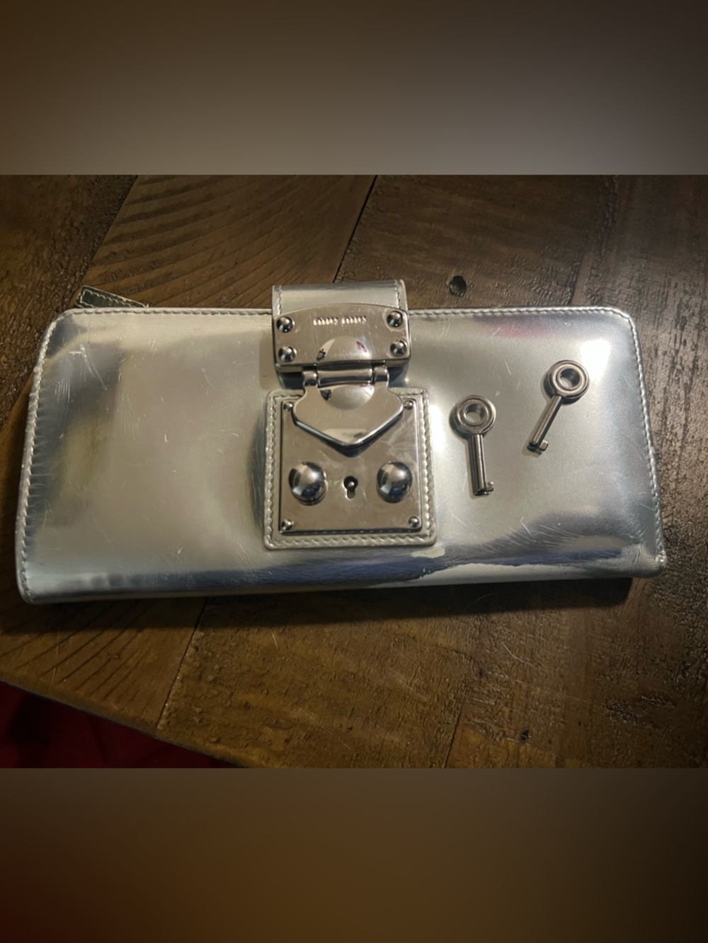 Miu Miu Silver Metallic Wallet-Project